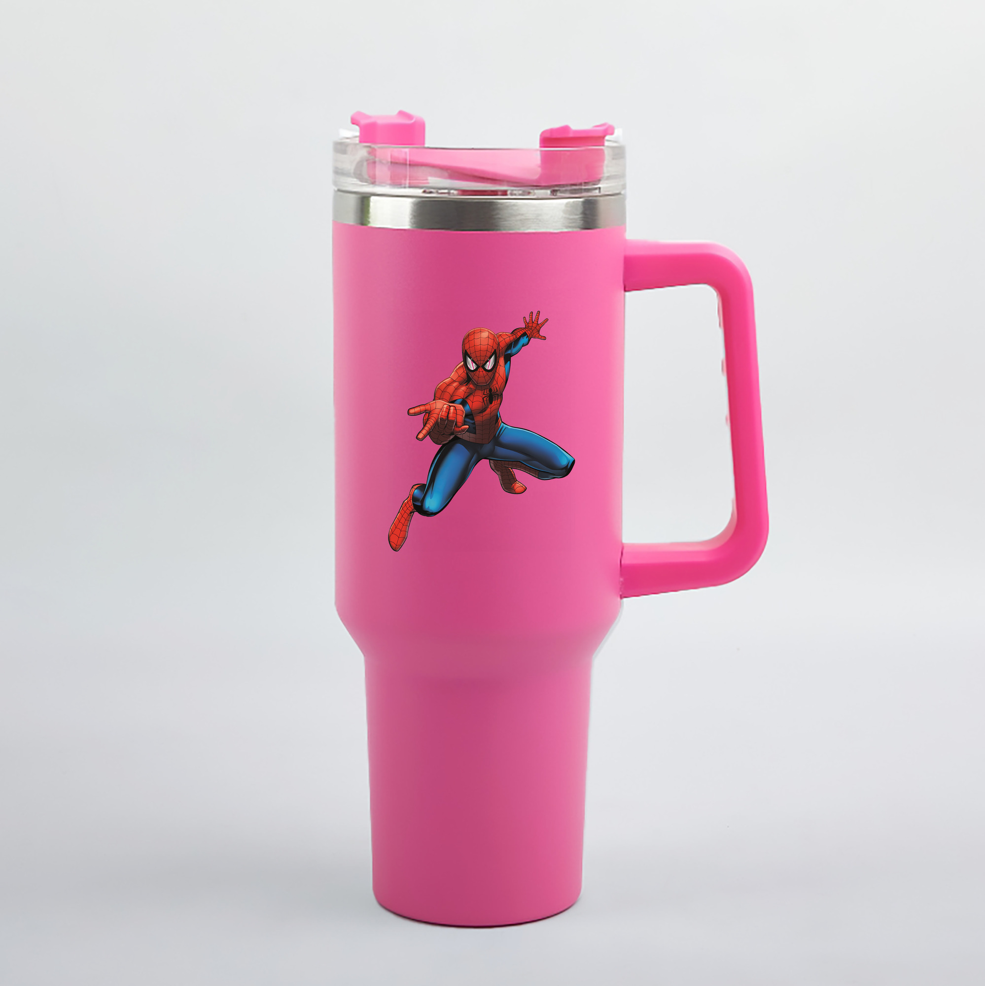 （画像用） Spider Man スパイダーマン 1200mL車用タンブラー（カラープリント）